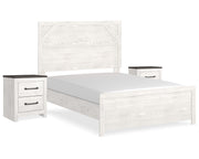 Gerridan Full Panel Bed and 2 Nightstands