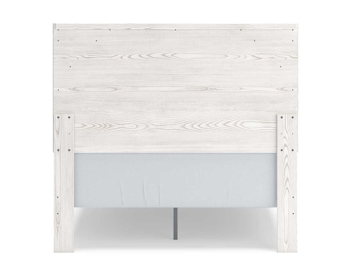 Cama Gerridan con paneles completos, tocador, espejo y mesita de noche