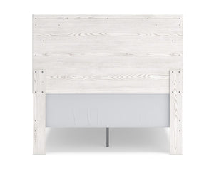 Cama Gerridan con paneles completos, tocador, espejo y mesita de noche