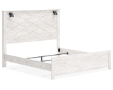 Gerridan King Panel Bed, Dresser, Mirror, Chest, and Nightstand