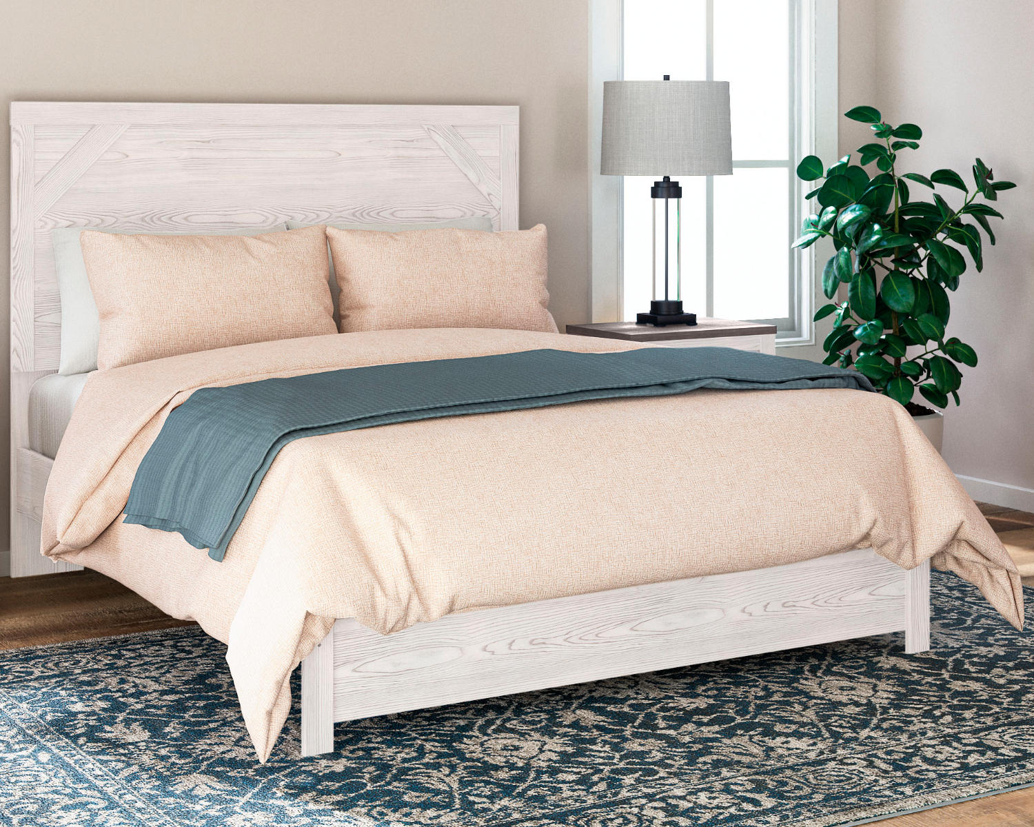 Gerridan Queen Panel Bed and Dresser