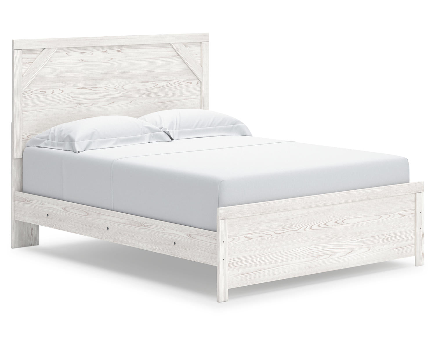 Gerridan Queen Bed with Mirrored Dresser and Nightstand