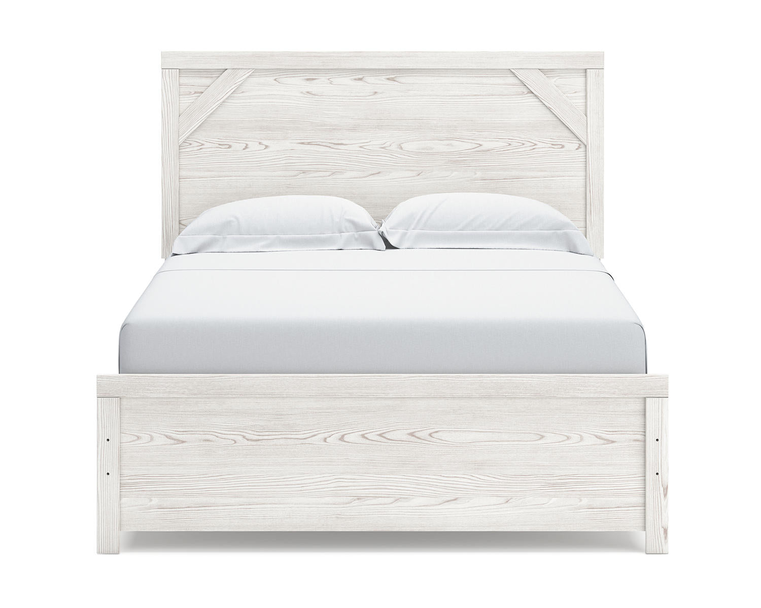 Gerridan Queen Bed with Mirrored Dresser and Nightstand