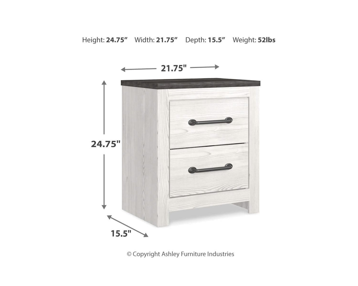 Gerridan King Panel Bed, Chest and 2 Nightstands