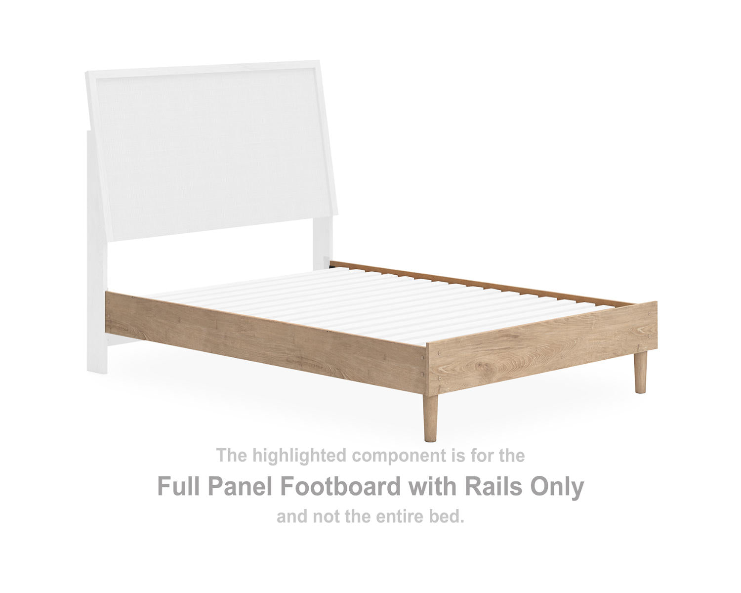 Cielden Full Panel Footboard with Rails