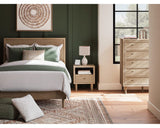 Cama Queen con paneles Cielden