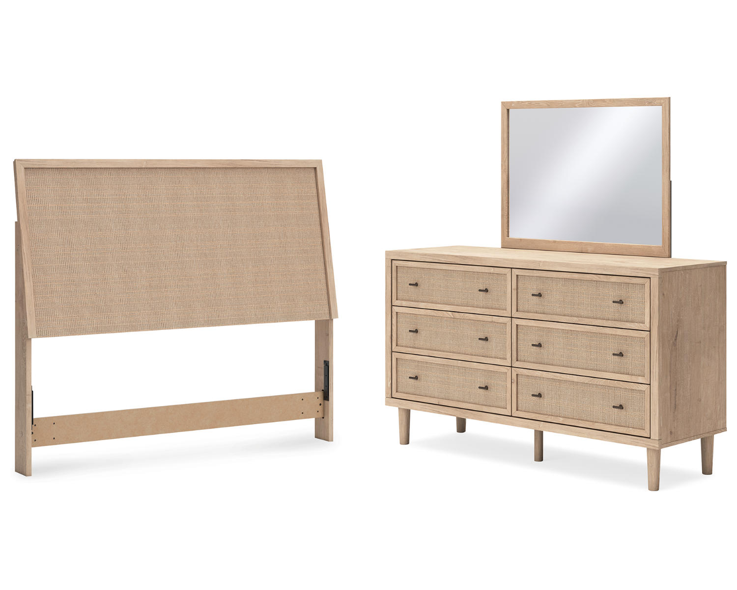 Cielden Queen Panel Headboard, Dresser and Mirror