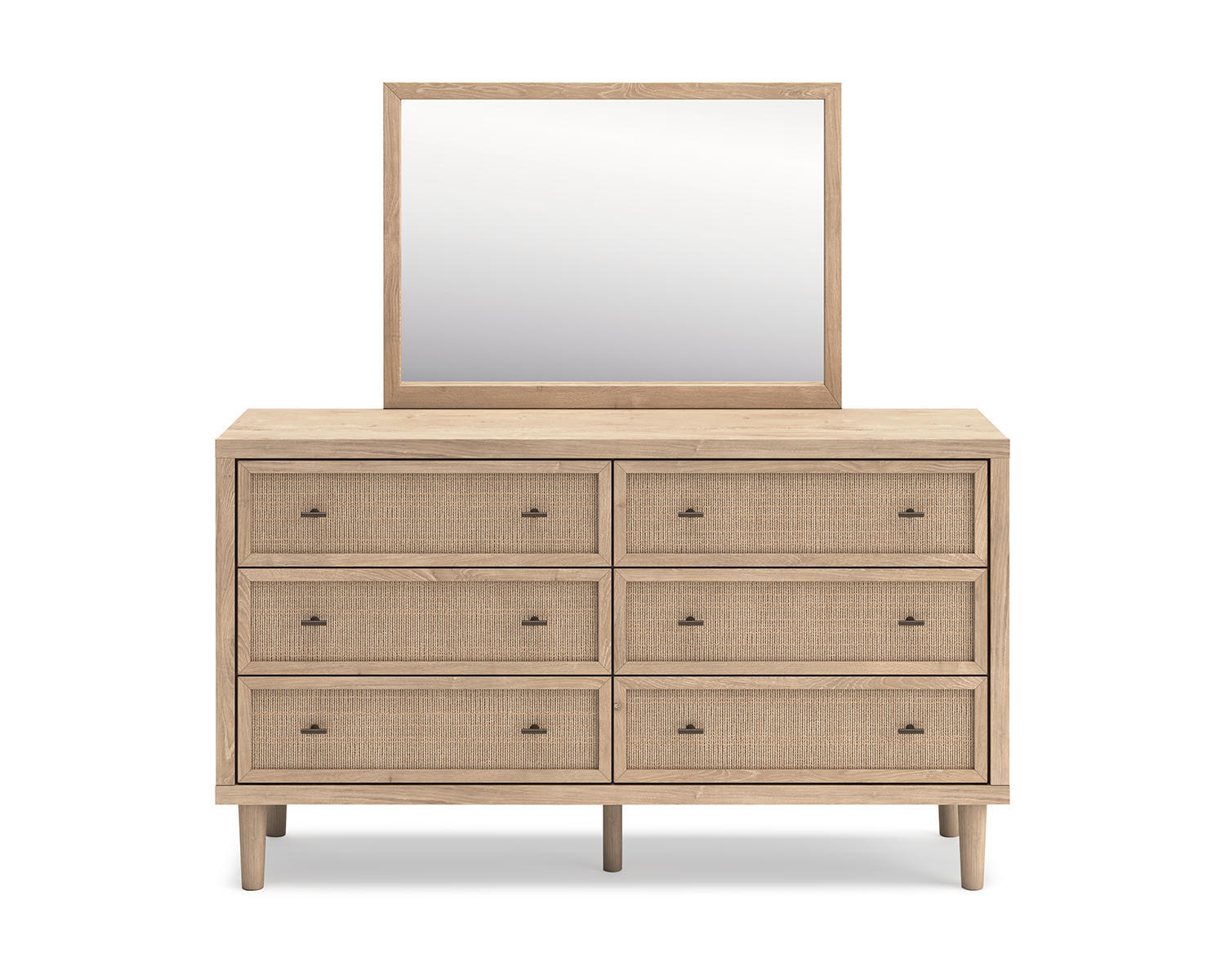 Cielden King Panel Bed, Dresser and Mirror