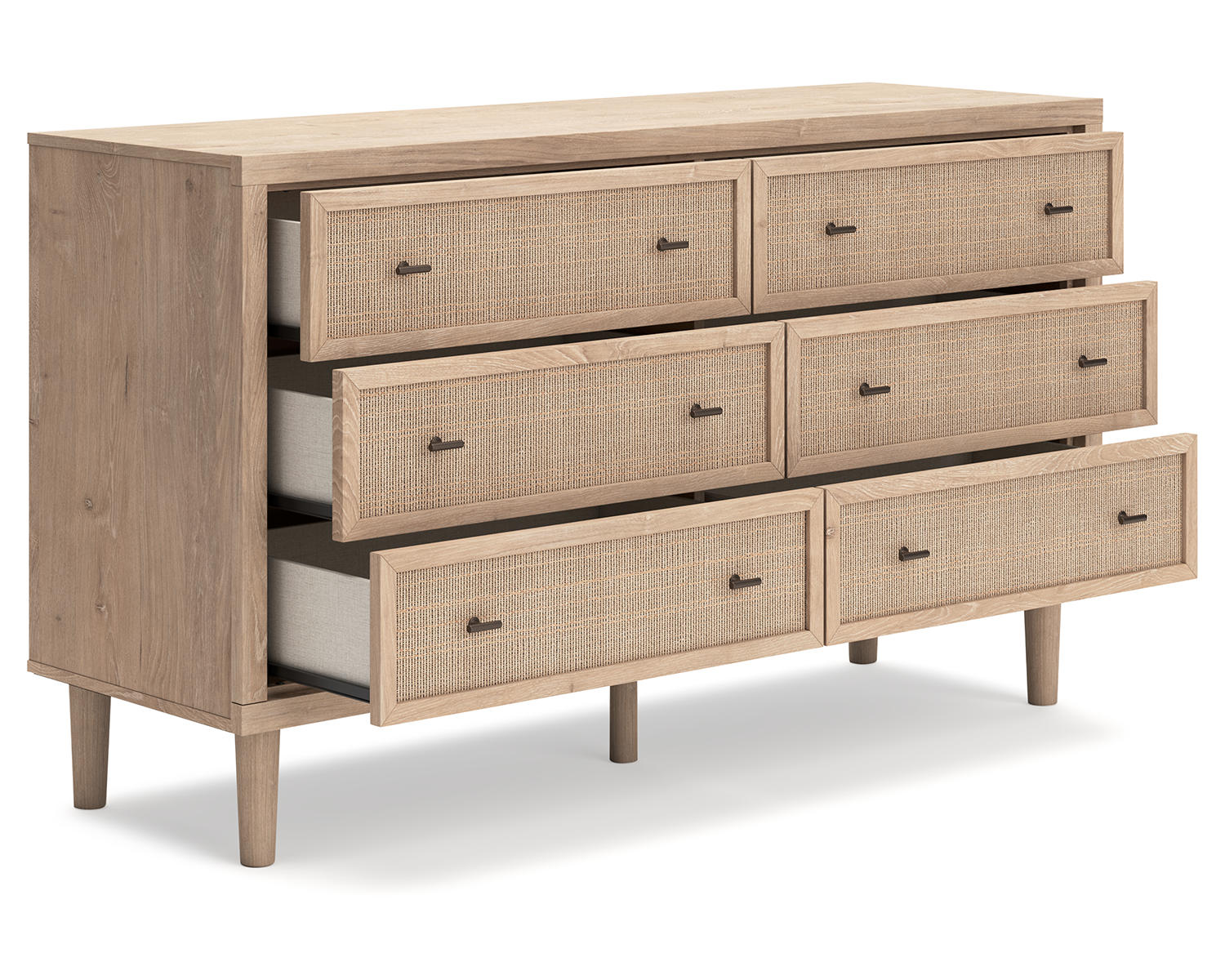 Cielden Queen Panel Bed, Dresser and Nightstand
