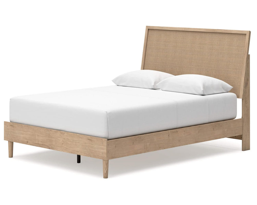 Cama Queen con paneles Cielden