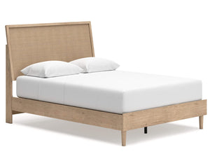 Cama Queen con paneles Cielden
