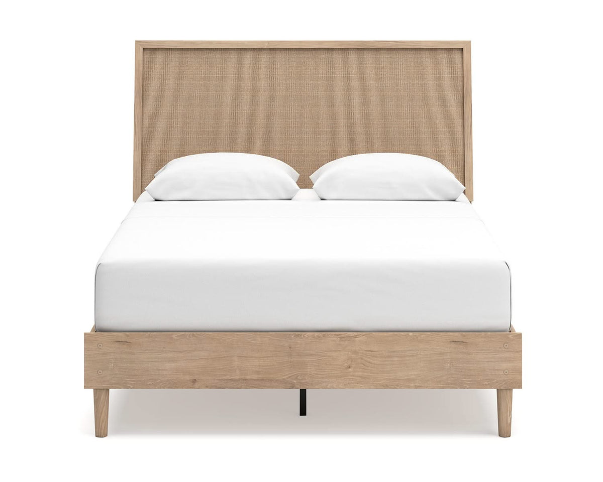 Cama Queen con paneles Cielden