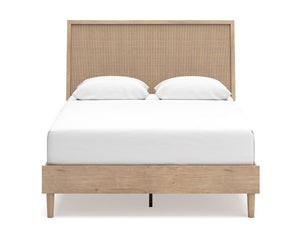 Cama Queen con paneles Cielden