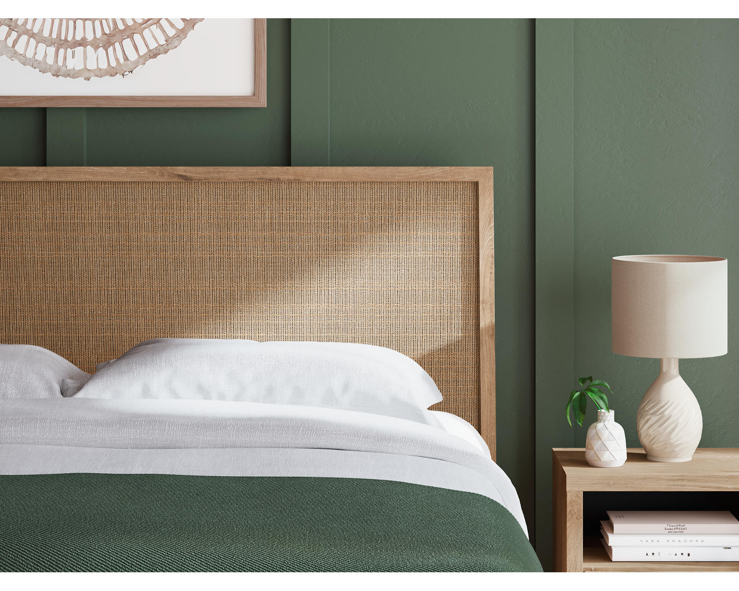 Cielden King Panel Bed