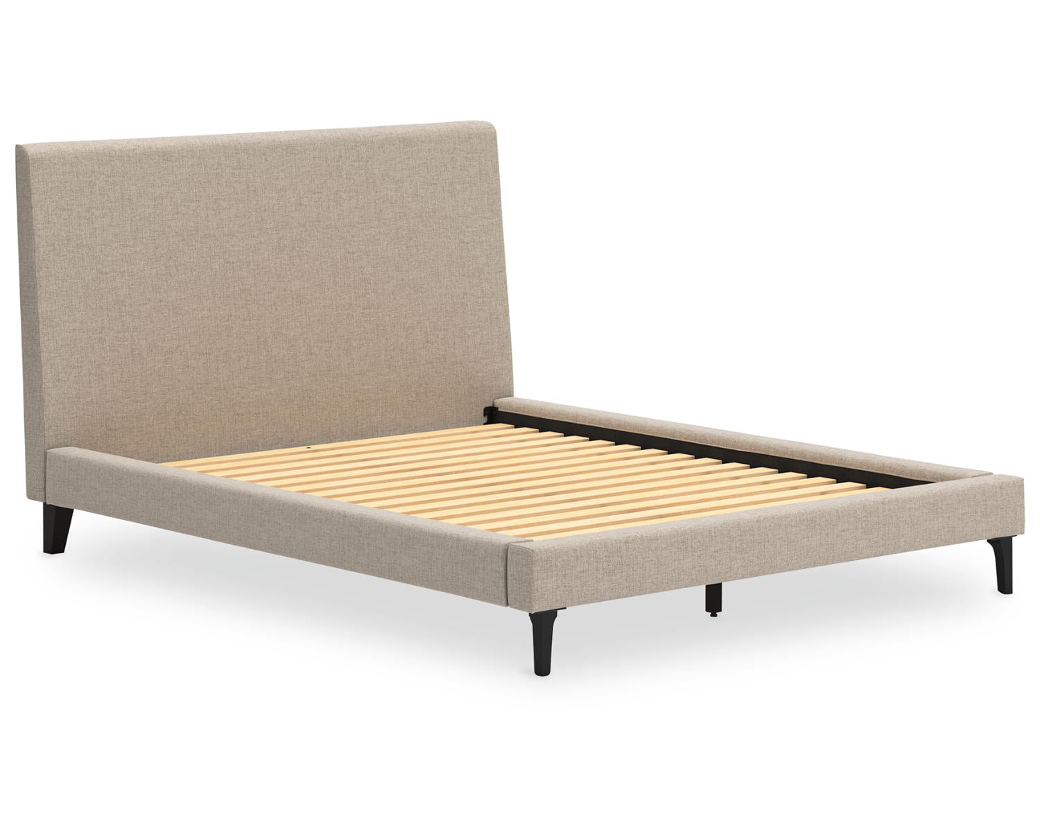Cielden Queen Upholstered Bed with Roll Slats