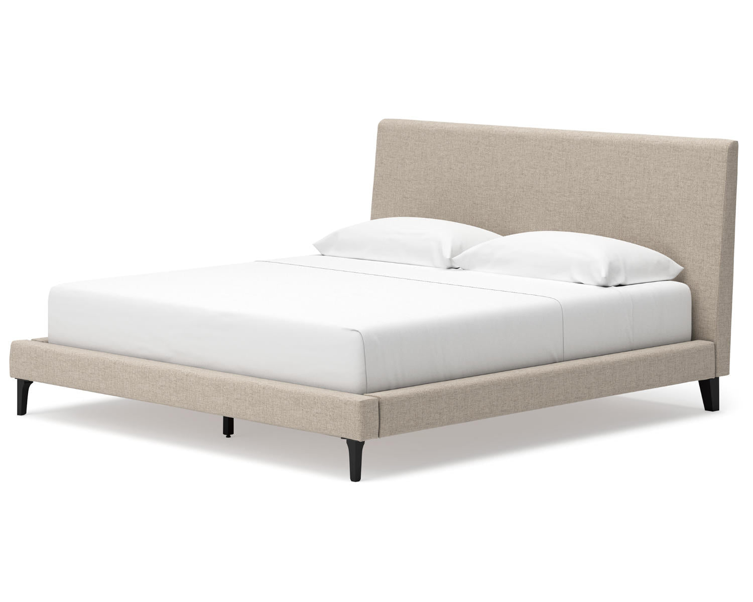 Cielden King Upholstered Bed with Roll Slats