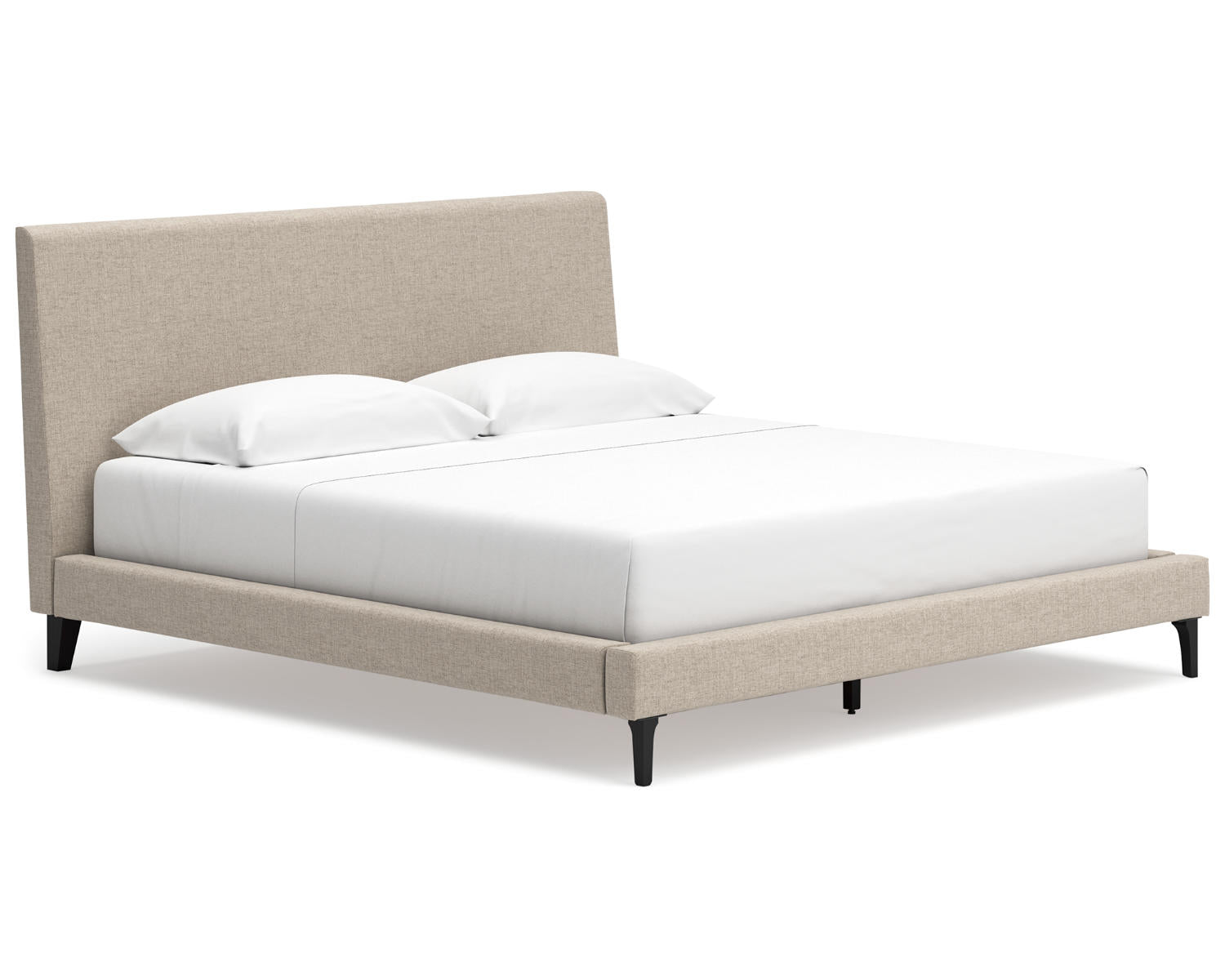Cielden King Upholstered Bed with Roll Slats