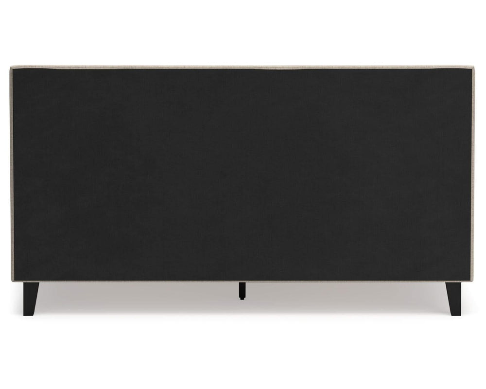 Cielden King Upholstered Bed with Roll Slats