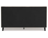 Cielden King Upholstered Bed with Roll Slats