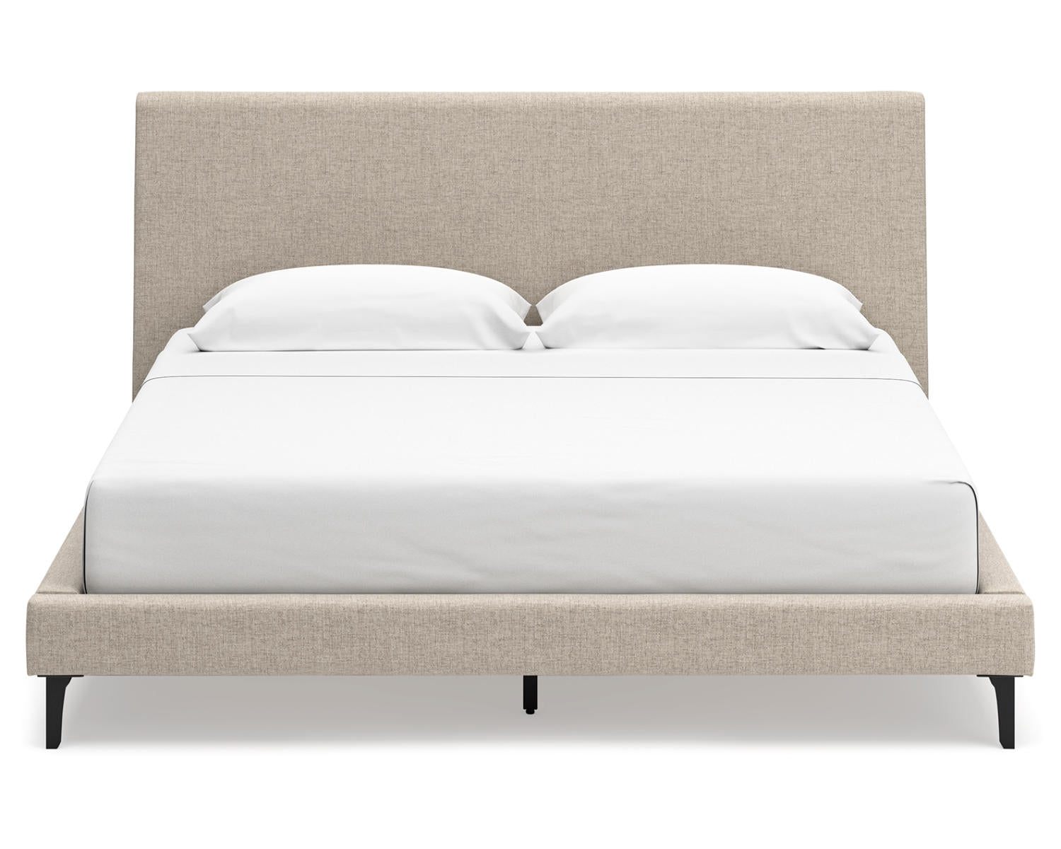 Cielden King Upholstered Bed with Roll Slats