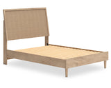 Cama completa con paneles, tocador y espejo Cielden
