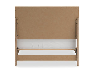 Cama completa con paneles, tocador y espejo Cielden
