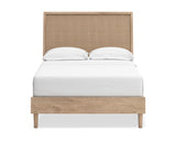 Cama completa con paneles, tocador y espejo Cielden