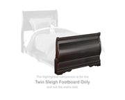Huey Vineyard Twin Sleigh Footboard