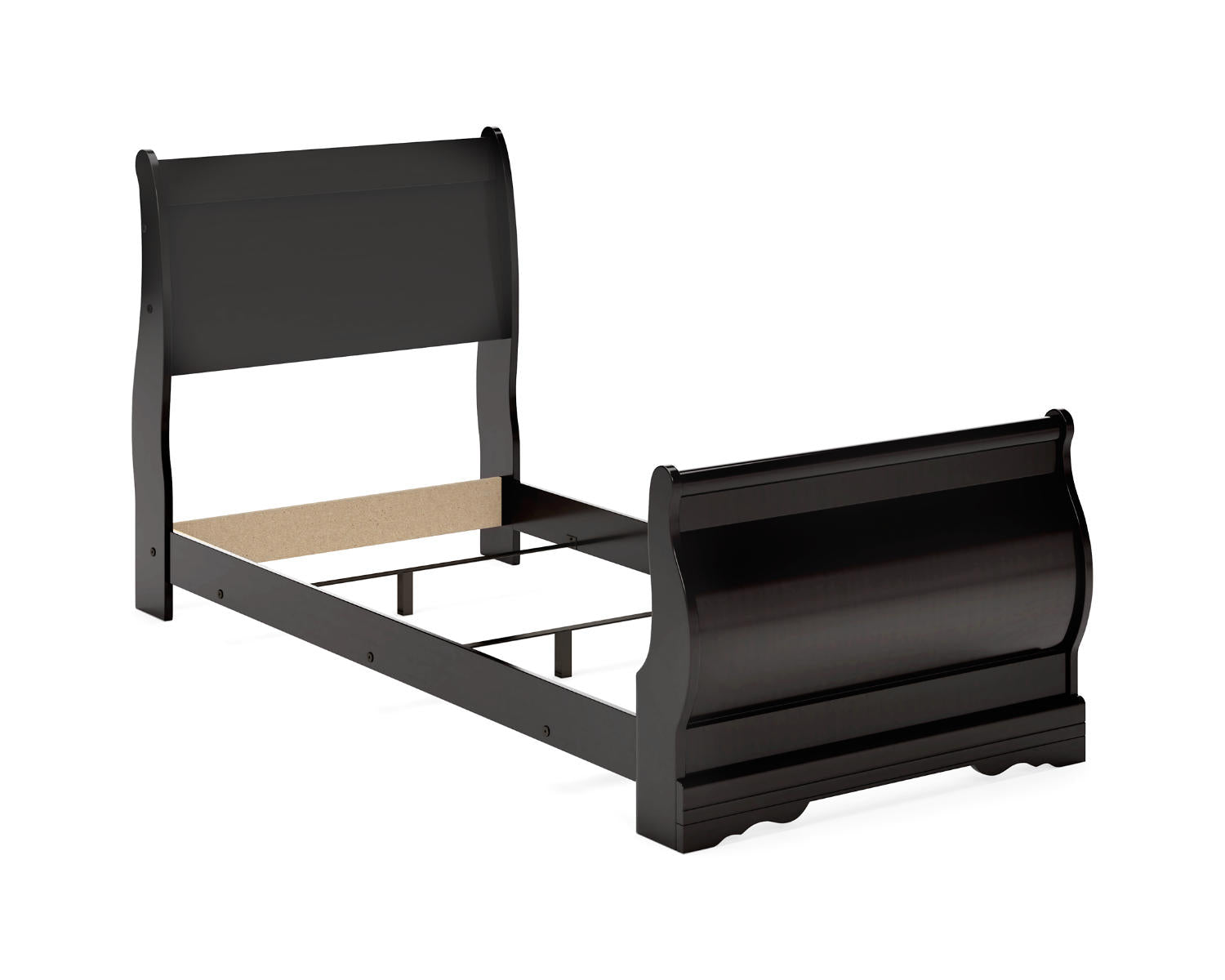Huey Vineyard Twin Sleigh Bed and Nightstand