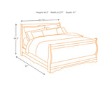 Huey Vineyard Queen Sleigh Bed, Dresser, Chest and Nightstand