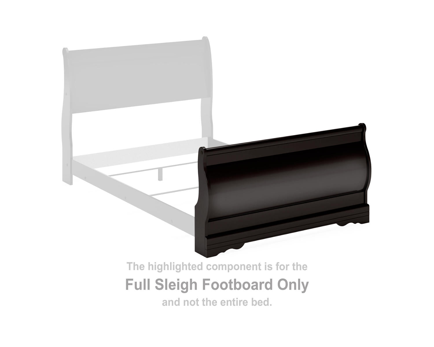 Huey Vineyard Full Sleigh Footboard