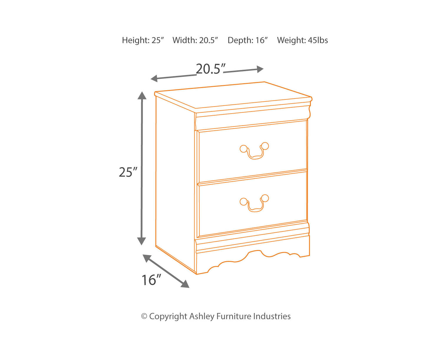 Huey Vineyard Nightstand