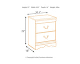 Huey Vineyard Twin Sleigh Bed with Chest of Drawers and Nightstand