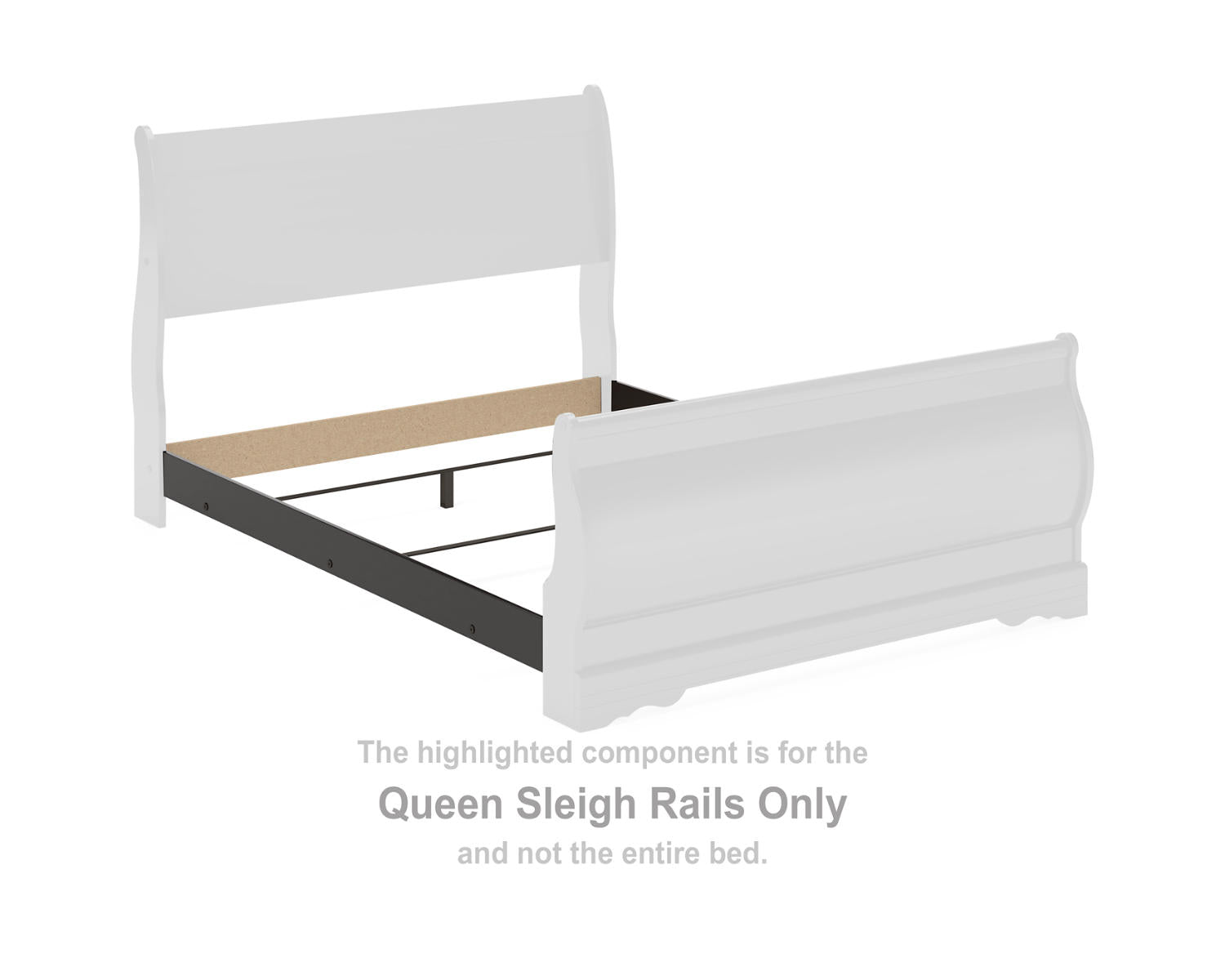 Huey Vineyard Queen Sleigh Rails