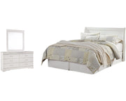 Anarasia Queen Sleigh Headboard, Dresser and Mirror