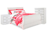 Anarasia Full Sleigh Bed, Chest and Nightstand