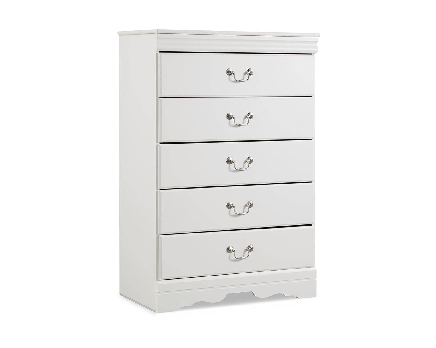 Anarasia Queen Sleigh Bed with Chest of Drawers and Nightstand