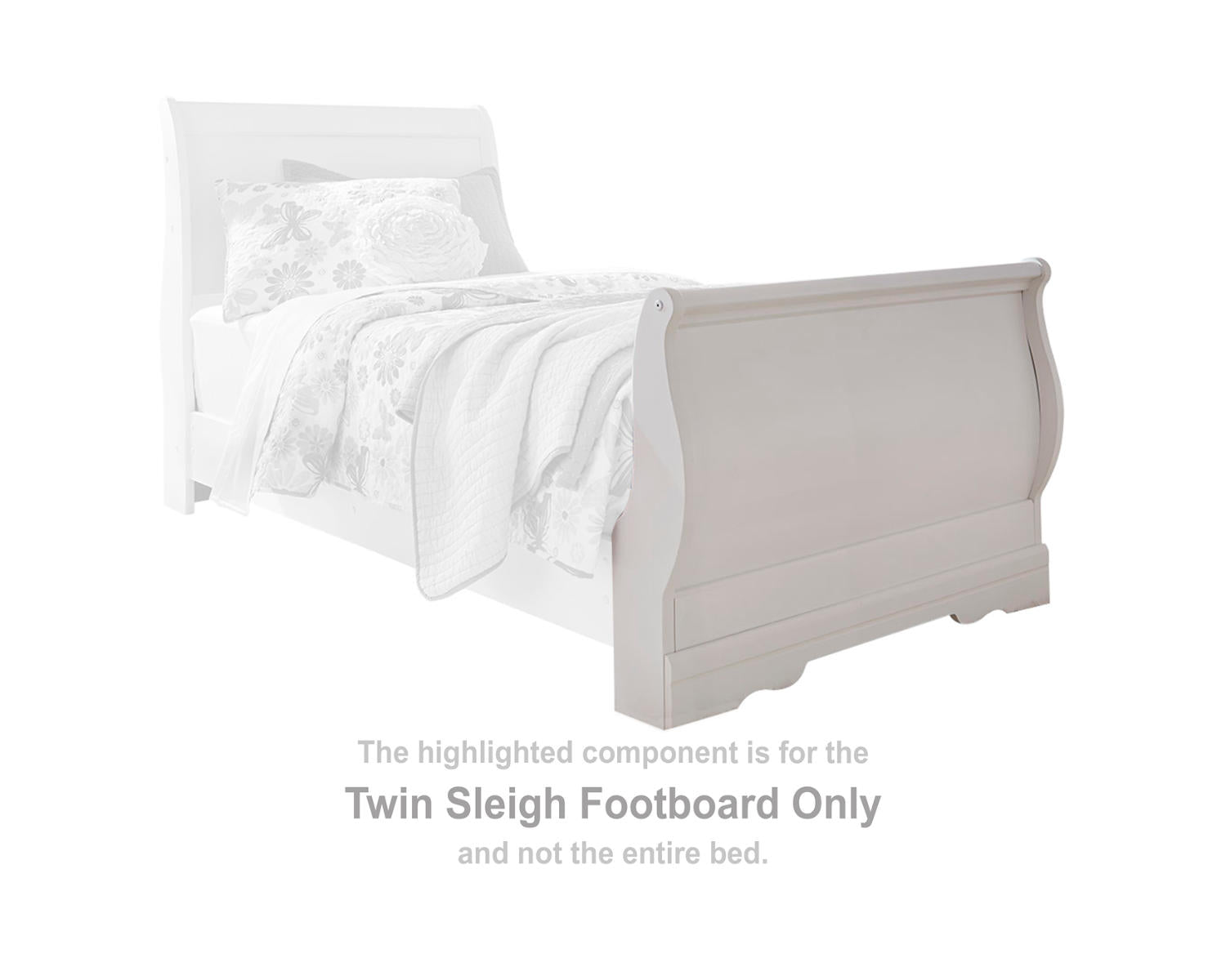 Anarasia Twin Sleigh Footboard