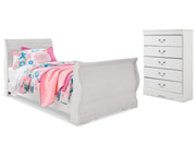 Anarasia Twin Sleigh Bed and Chest