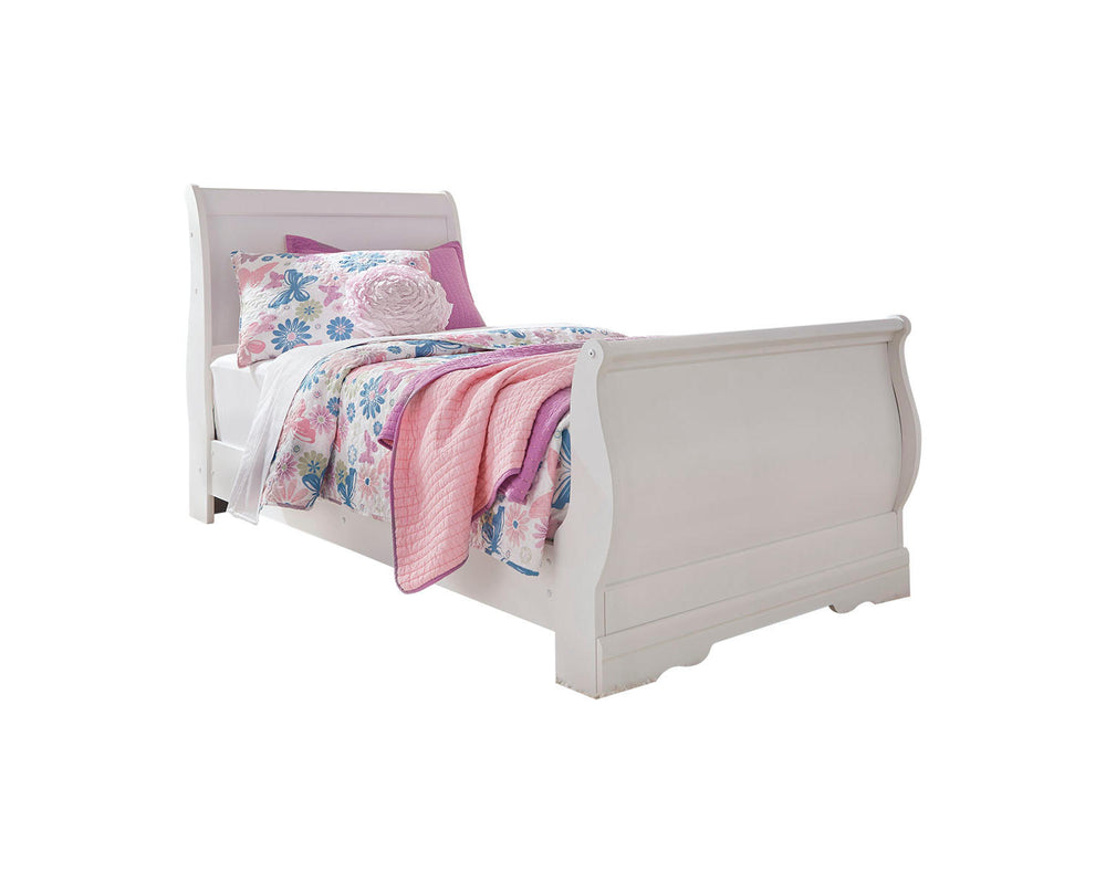 Anarasia Twin Sleigh Bed and Chest