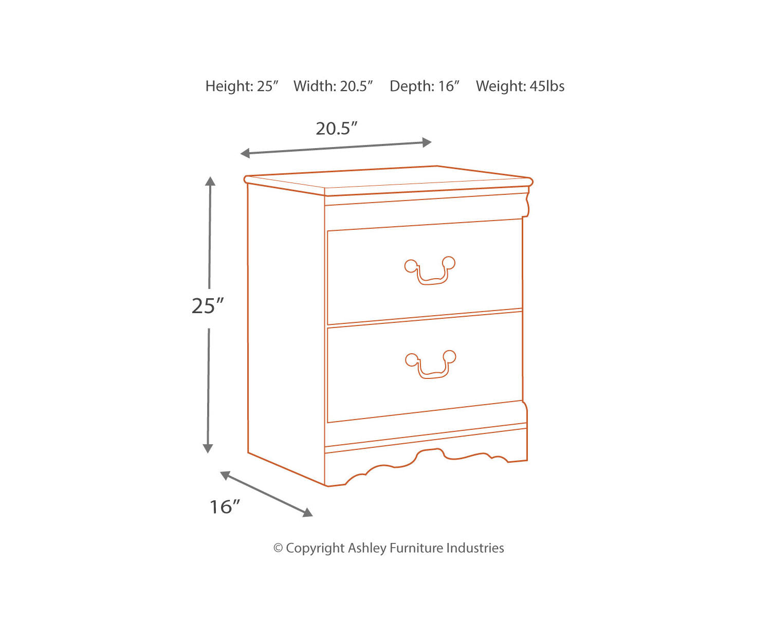 Anarasia Nightstand
