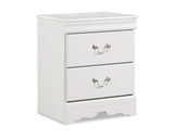 Anarasia Queen Sleigh Bed with Chest of Drawers and Nightstand