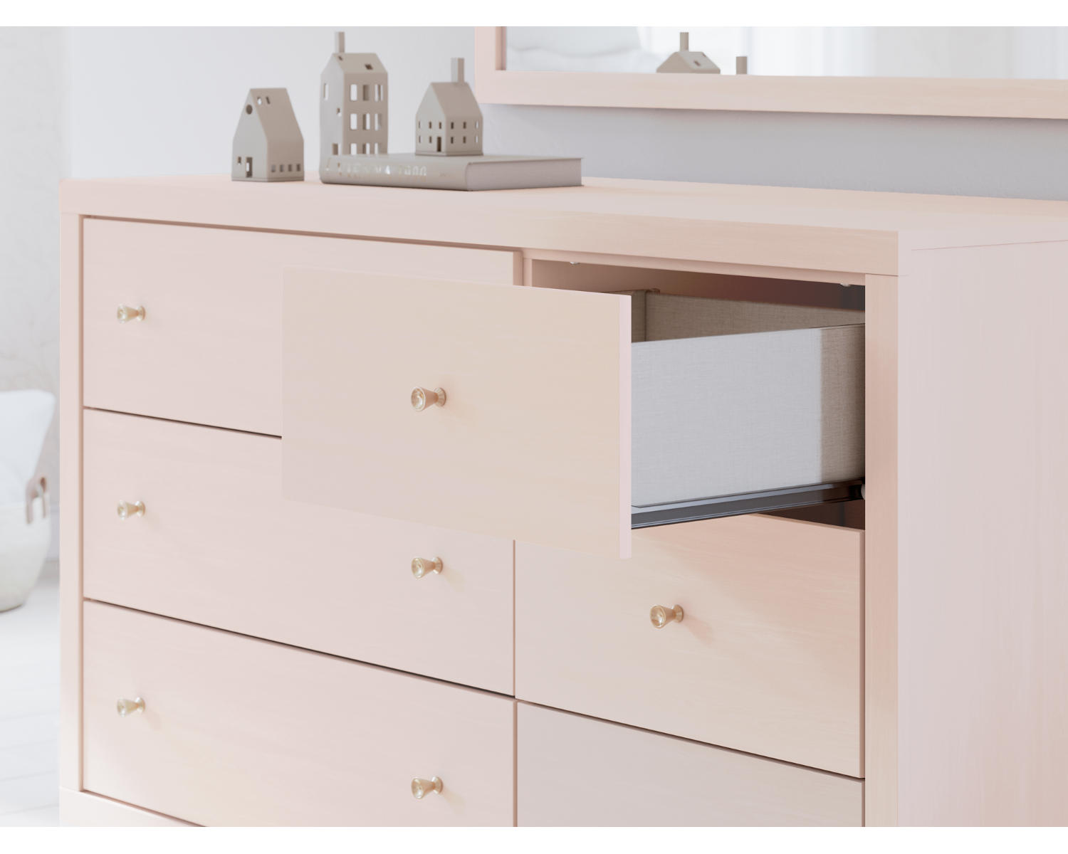 Wistenpine Dresser and Mirror