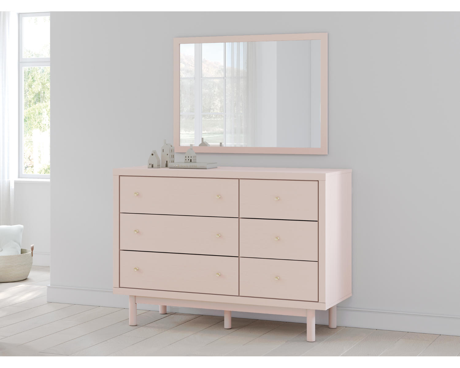 Wistenpine Dresser and Mirror
