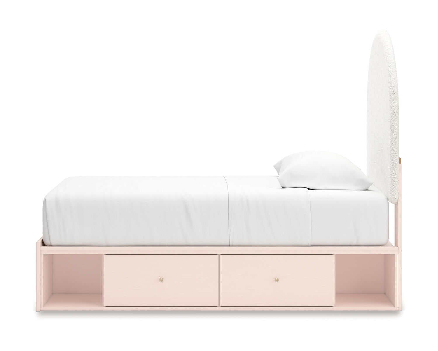 Wistenpine Twin Upholstered Panel Bed with Storage