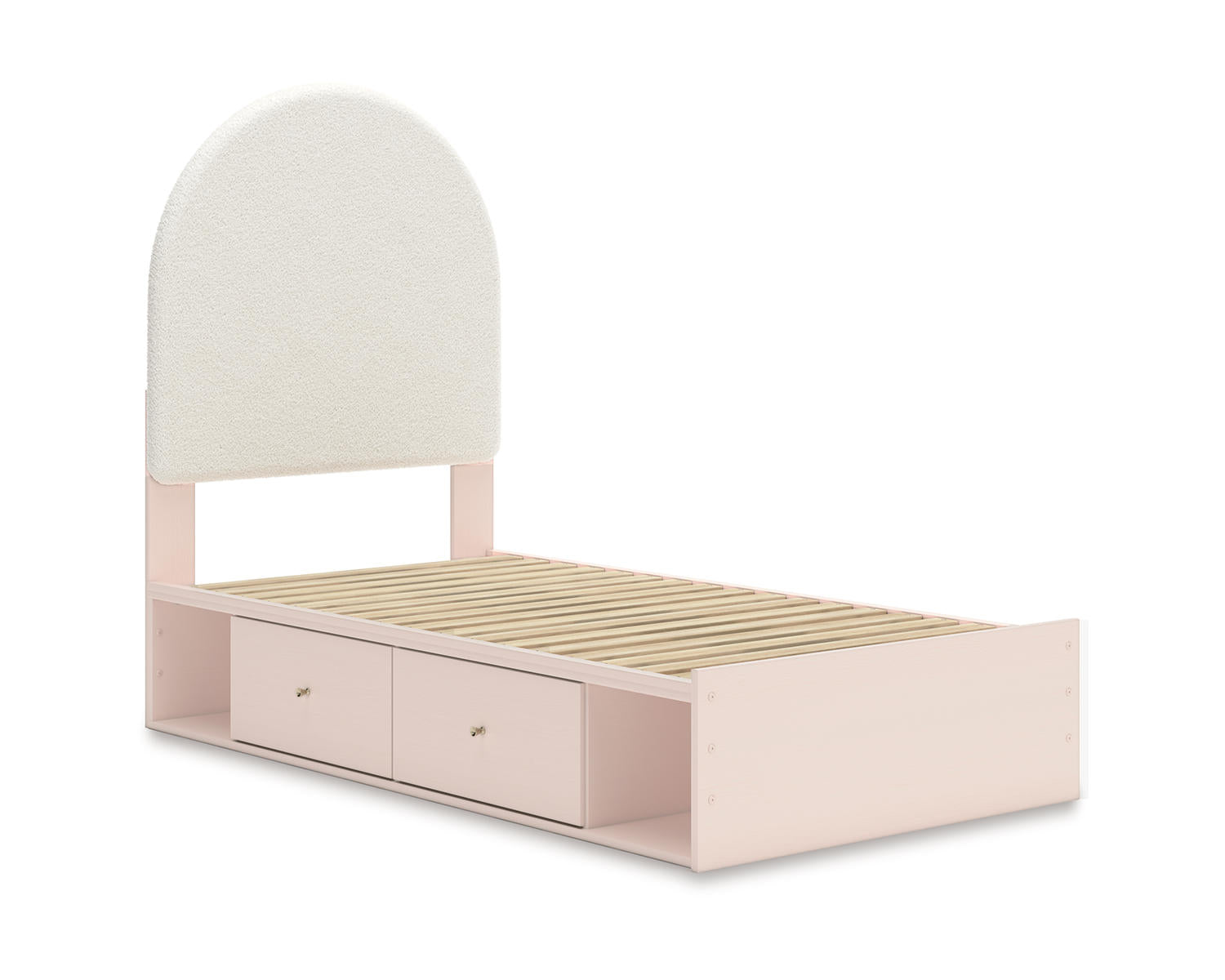 Wistenpine Twin Upholstered Panel Bed with Storage