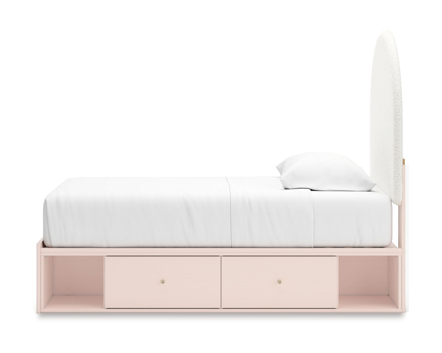 Wistenpine Twin Upholstered Panel Bed with Storage