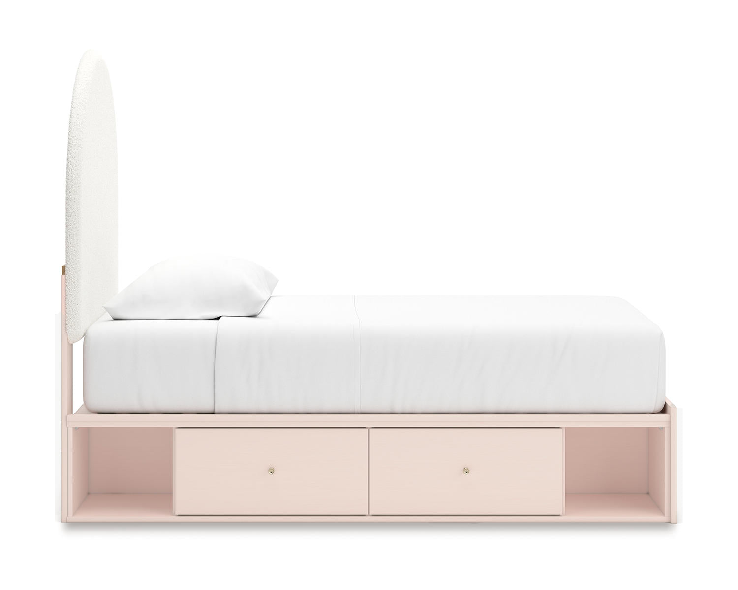 Wistenpine Twin Upholstered Panel Bed with Storage