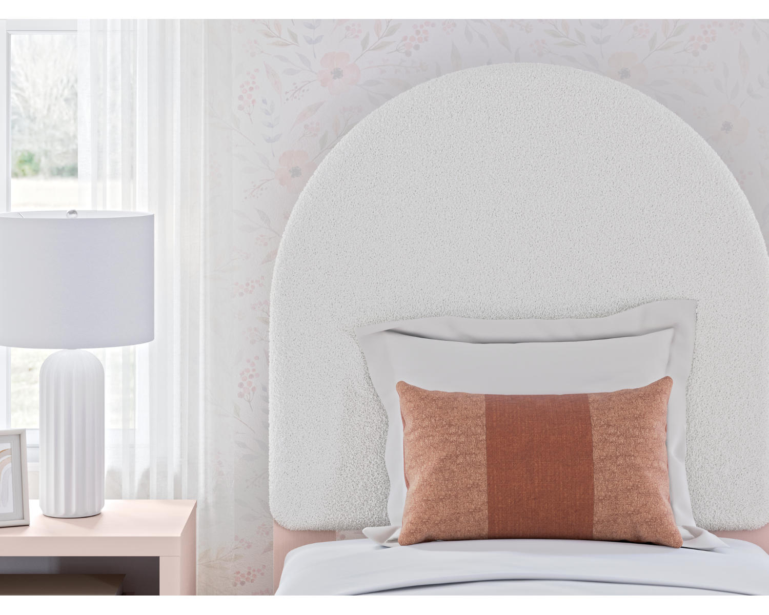 Wistenpine Twin Upholstered Panel Headboard