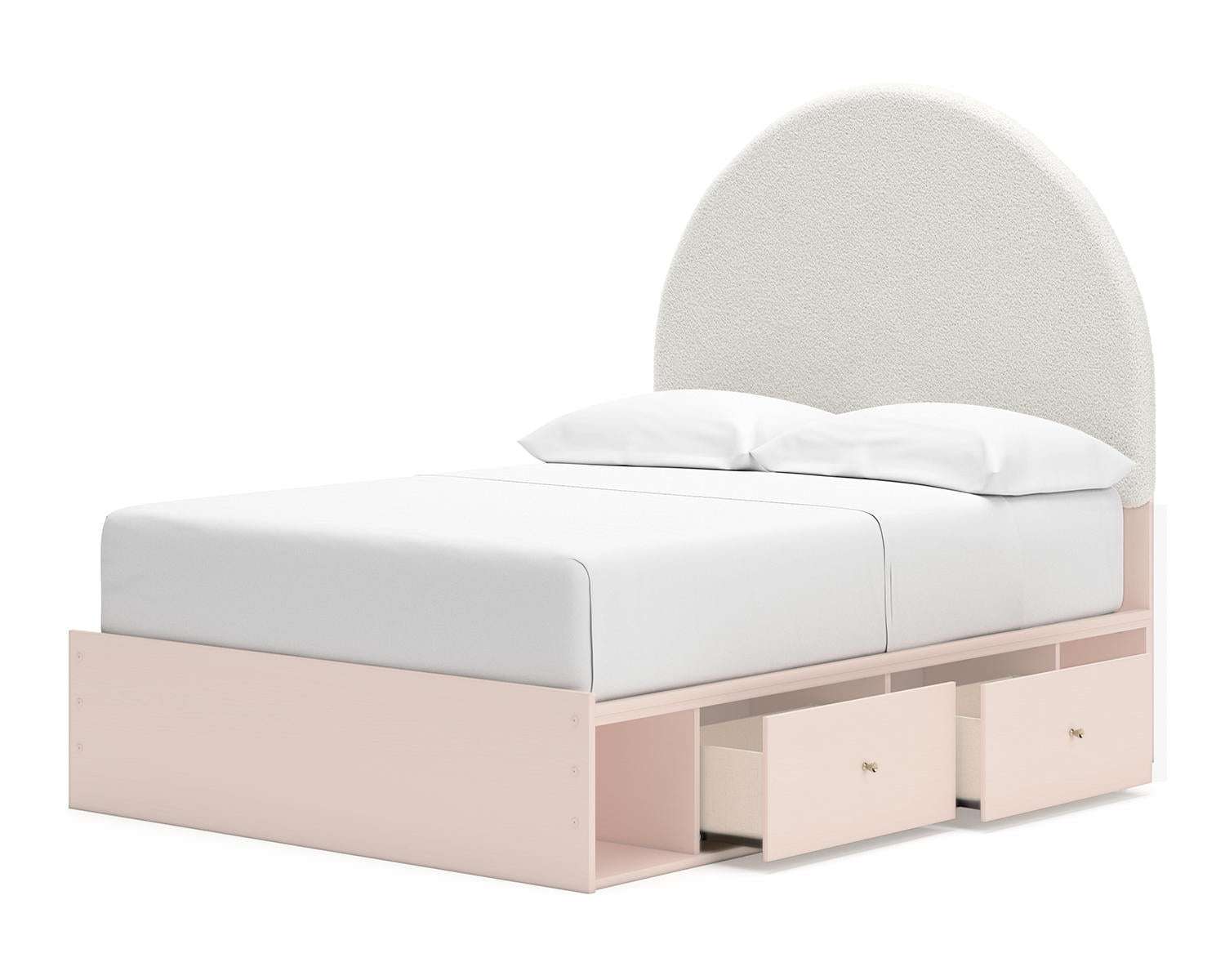Wistenpine Full Upholstered Panel Bed with Storage